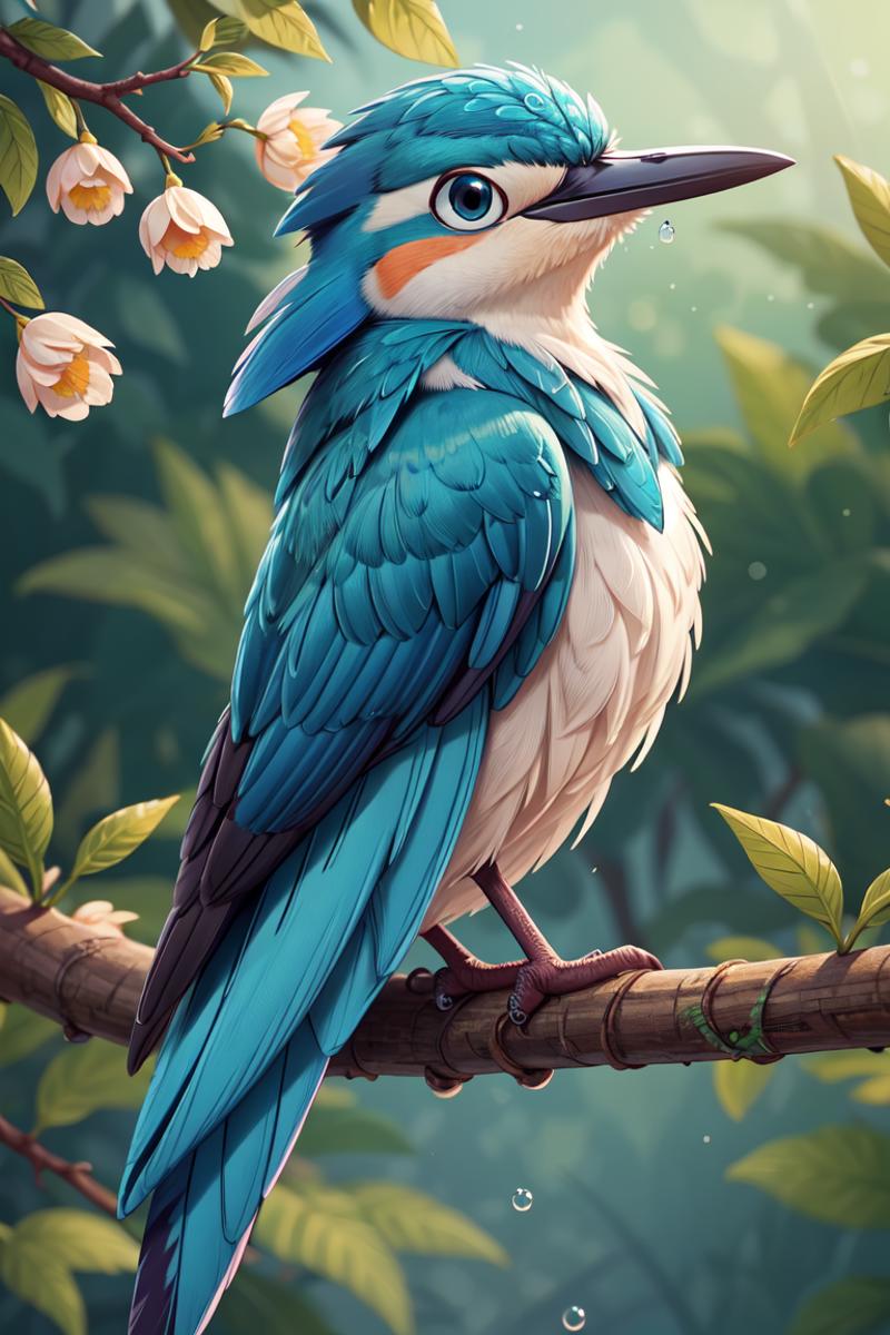 377351-1915159929-(best quality, masterpiece), superb kingfisher on a branch near budding white cherry flowers, dark, dawn, (chilly early morning_.png